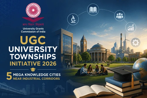UGC University Townships Initiative 2026: 5 Mega Knowledge Cities Near Industrial Corridors
