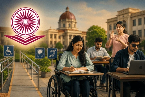 UGC Accessibility Guidelines for Exams: Urges Flexible Exam Accommodations for Disabled Students 