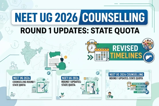 NEET UG 2026 Counselling Round 1 Updates For State Quota Revised Timelines