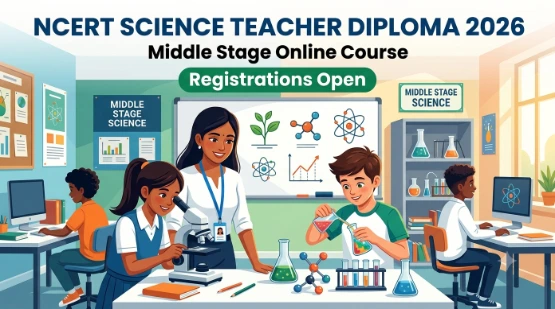 NCERT Science Teacher Diploma 2026: Registrations Open for Middle Stage Online Course