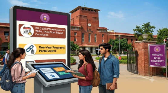 Delhi University CSAS PG Admissions 2026: Third Spot Round Concludes, One-Year Programs Portal Active